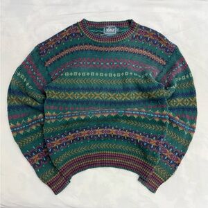 VTG Woolrich Patterned Knit Sweater